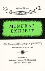 13th Annual Franklin-Sterling Mineral Exhibit - 1969