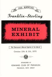 14th Annual Franklin-Sterling Mineral Exhibit - 1970