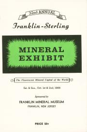 32nd Annual Franklin-Sterling Mineral Exhibit - 1988