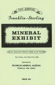 34th Annual Franklin-Sterling Mineral Exhibit - 1990