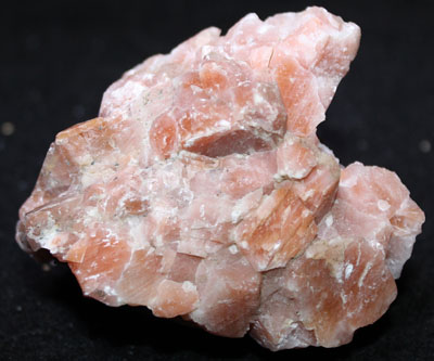 Salmon calcite Sterling Hill Mine, Ogdensburg