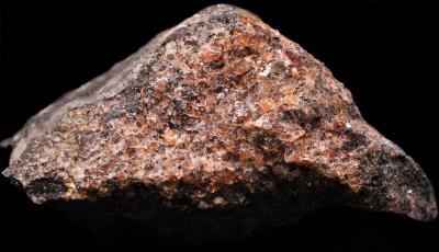 Fluorite "chlorophane", with minor franklinite, willemite and calcite, from the Buckwheat dump Franklin, NJ